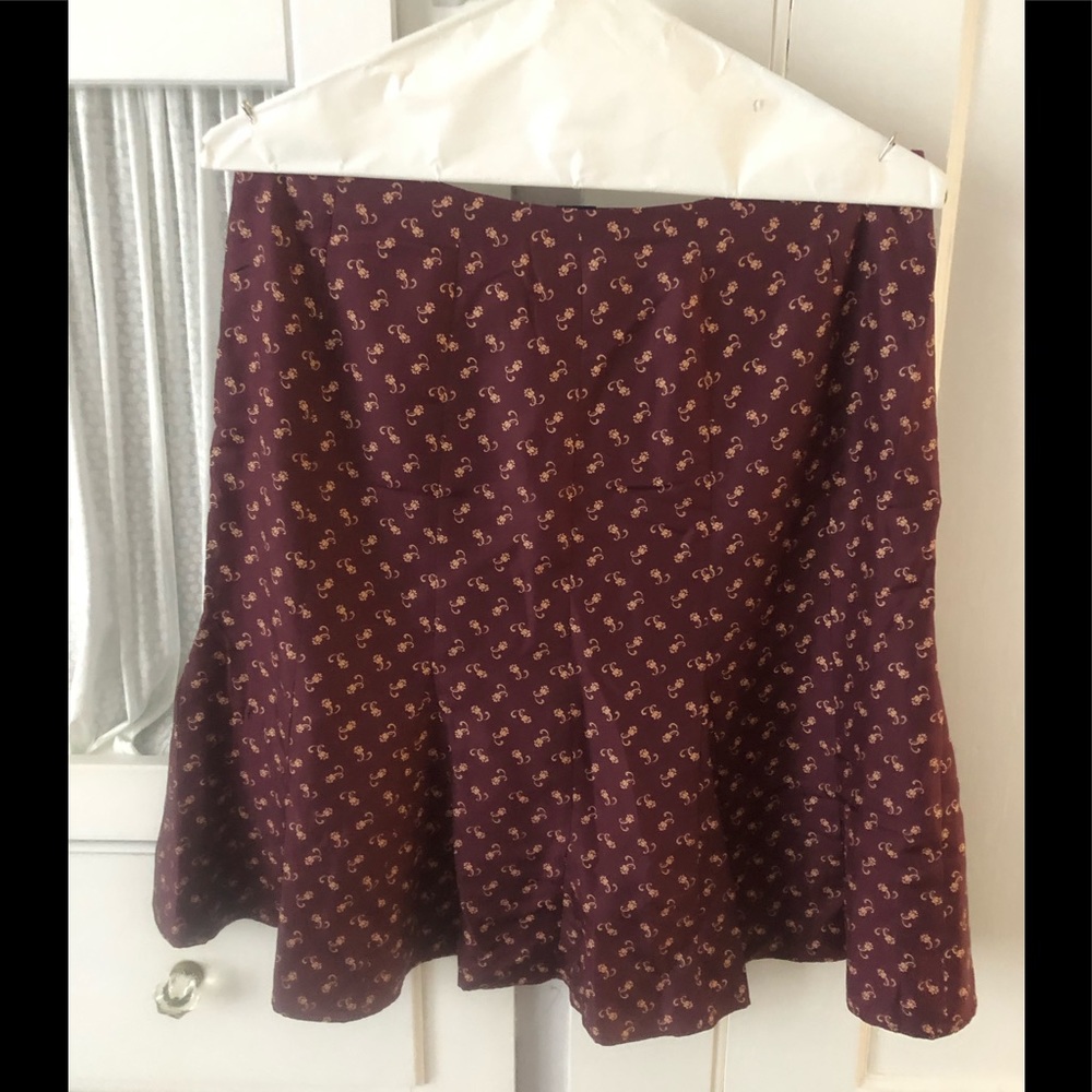 Gap silk skirt